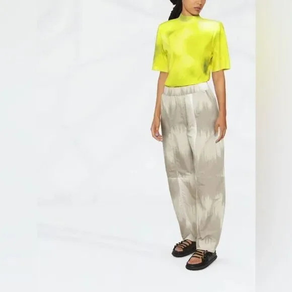 NEW GANNI curved shell barrel leg trousers - Picture 5 of 12